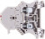 1011300000, WSI Series Beige Fused DIN Rail Terminal, 2.5mm², Single-Level, Screw Termination, Fused