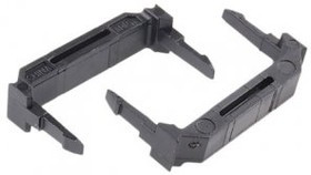 499252-8, AMP-Latch-16 планка для розетки черная 499252-8, AMP-Latch-16 планка для розетки черная