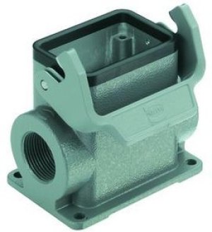 19300100292, Heavy Duty Power Connectors SURFACE MOUNTING HSG HAN 10B 2 SIDE ENTRY