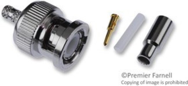 031-242-RFX, RF/COAXIAL, BNC PLUG, STRAIGHT, 50 OHM, CRIMP 031-242-RFX, RF/COAXIAL, BNC PLUG, STRAIGHT, 50 OHM, CRIMP