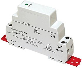861SSRA208-DC-4, SOLID STATE RELAY, 8A/24-280VAC/DIN RAIL