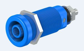 66.9136-23, Blue Female Banana Plug Screw 1kV