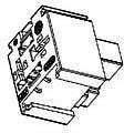 2-953615-2, Automotive Connectors MODULAR RELAY HLDR 50-60A