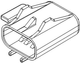 12059426, Automotive Connectors CAP COVERING CONN MP BLACK