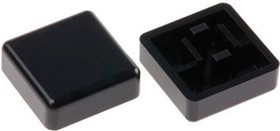 KTSC-21K, Switch Bezels / Switch Caps 12X12 SQ BLK CAP