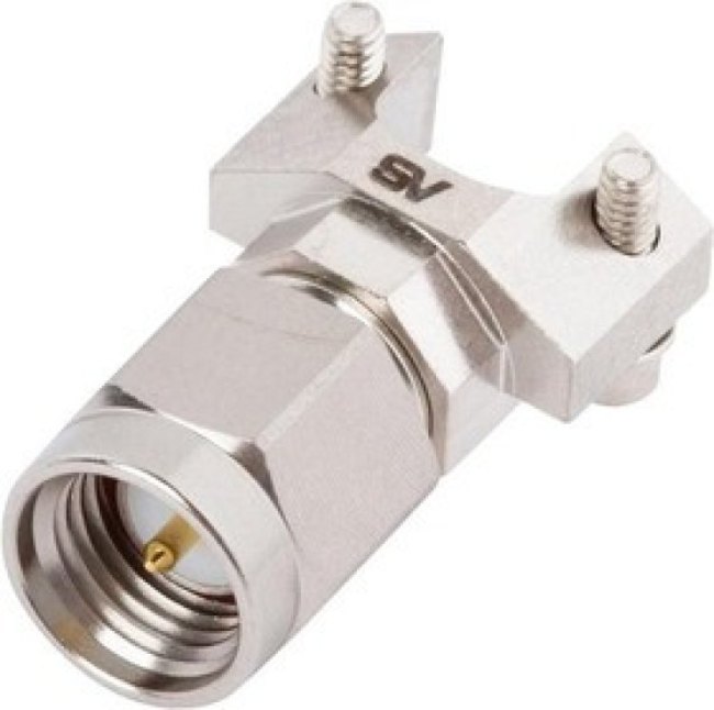 SF2911-60958, RF Connectors / Coaxial Connectors SMA M Solderless PCB Edge Mnt 2 Hole