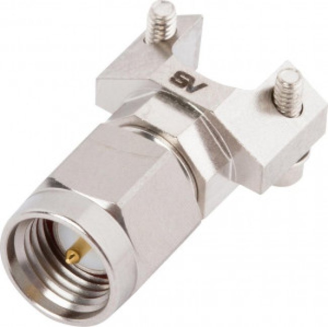 SF2911-60958, RF Connectors / Coaxial Connectors SMA M Solderless PCB Edge Mnt 2 Hole