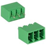 15EDGVC-3.5-03P-14-00AH, Клеммник, 3-контактный, 3.5мм, прямой