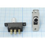 Движковый переключатель на два положения, DPDT, ON-ON, 1731 ПДв 15,0x 7,5h4\ 6C\0,3А 50В\DPDT\2отвM2