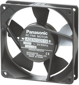 ASEN102569, AC Осевой вентилятор, 230В, Square, 120 мм, 25 мм, Шарикоподшипник, 63.6 фут³/мин