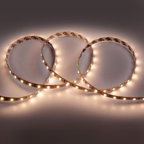 General Лента Светодиодная 5 метров 14,4Вт 12В SMD5050 5 метровм 300 диодов 12 Лм/чип IP20 3000К Теплый белый свет 503020 GLS-5050-60-14.4-1