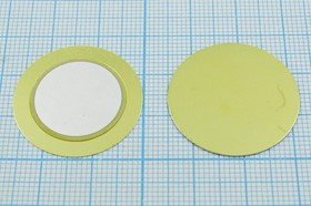 Пьезоблок на бронзовой основе 27x0.42мм, 4.0кГц; пб 27x0,42\\D\ 4,0\2C\VS-27T-40A1\VOISE