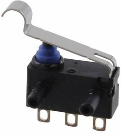 D2HW-BL271H, Микропереключатель SNAP ACTION; с рычагом с имитацией ролика D2HW-BL271H, Микропереключатель SNAP ACTION; с рычагом с имитацией ролика
