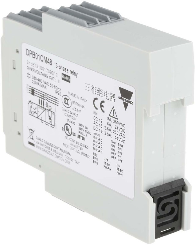 DPB01CM48, Industrial Relays 480V 3-PH OVER/UNDER VOLT. RLY