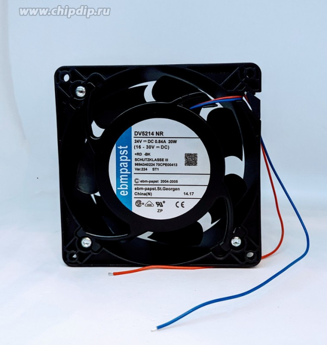 Вентилятор Ebmpapst DV 5214 NR 127x38 24V 20W 0.84A
