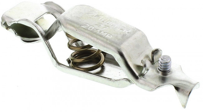 BU-27, Crocodile Clip, Zinc-Plated Steel Contact, 20A BU-27, Crocodile Clip, Zinc-Plated Steel Contact, 20A