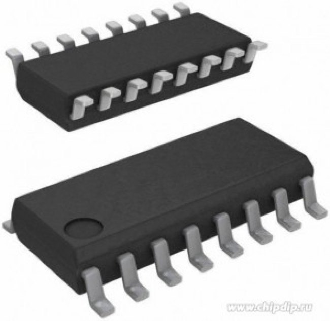 ADUM1411ARWZ-RL, изолятор цифровых сигналов 4 кан. SOIC-16