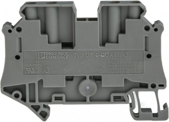 Клемма проходная UT 4-QUATTRO Phoenix Contact 3044571