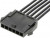 214752-2102, Rectangular Cable Assemblies Micro-Fit 3.0 SR P-P 10CKT 300 MM Au