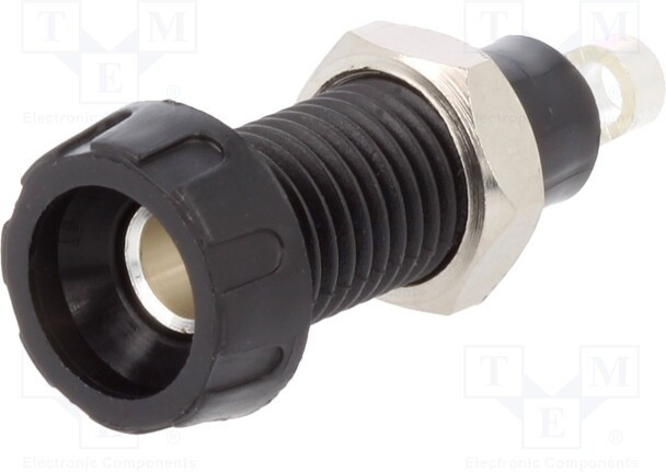 563-0100, Test Sockets 4mm SOCKET BLACK