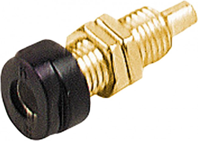 930175700, Black Female Banana Socket, 4 mm Connector, M6 Thread, Solder Termination, 16A, 30 V ac 930175700, Black Female Banana Socket, 4 mm Connector, M6 Thread, Solder Termination, 16A, 30 V ac