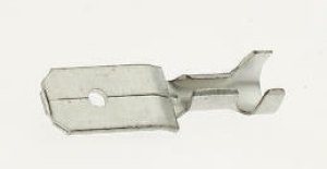 LOM-51T-250, Tab-on Tab Uninsulated Male Spade Connector, Tab, 6.35 x 0.8mm Tab Size LOM-51T-250, Tab-on Tab Uninsulated Male Spade Connector, Tab, 6.35 x 0.8mm Tab Size