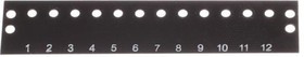 MS-12-140-Y, Terminal Block Tools &amp;amp; Accessories 12 TERM 2 ROW .375 MARKER STRIP