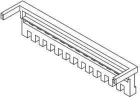 09069009984, Harting, 09 06 Code Comb for use with DIN 41612 Connector 09069009984, Harting, 09 06 Code Comb for use with DIN 41612 Connector