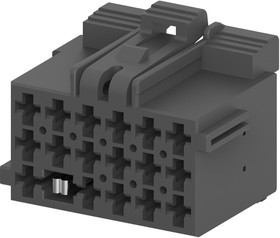 1241581-1, AUTOMOTIVE HOUSING, RECEPTACLE, 17POS