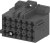 1241581-1, AUTOMOTIVE HOUSING, RECEPTACLE, 17POS