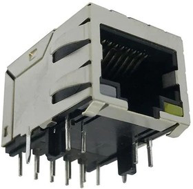 JKM-0001NL, RJ45 RJReceptacle 1 Yes Shrouded WIthLED 0°C~+70°C PlugIn Ethernet Connectors/Modular Connectors (RJ45 RJ11)