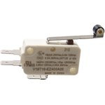 V19T16-EZ400A06, микропереключатель SPDT лапка с роликом 250В 16A фастон 4,7мм 4.92N