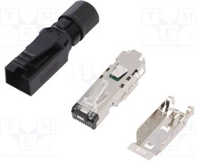 7000-74001-0000000, Вилка, RJ45, PIN: 4, Кат: 5, экранированный, Конф: 8p4c, 26AWG-22AWG