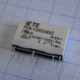 3-1461491-0, Power Relay 5VDC 3A SPST-NO(20mm 5mm 12.5mm) THT