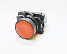 КМЕ4120м (кр.), Выключатель кнопочный красный без фиксации 2хOFF-(ON) 10A/660VAC
