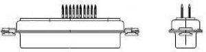 DAM3W3PN, D-Sub Mixed Contact Connectors DSUB DM PWR 3W3 PIN DAM3W3PN, D-Sub Mixed Contact Connectors DSUB DM PWR 3W3 PIN