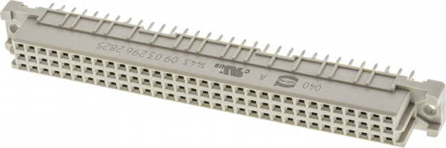 09032962825, DIN 41612 Connectors 96P TYPE C FEMALE 3 ROW W/CONTACTS 09032962825, DIN 41612 Connectors 96P TYPE C FEMALE 3 ROW W/CONTACTS