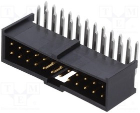 MX-90130-3224, Гнездо, IDC, "папа", C-Grid III, 2,54мм, PIN: 24, THT, позолота
