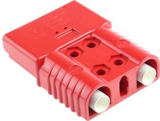 E6378G2, Heavy Duty Power Connectors SBE160 RED 35MM W/ AUX
