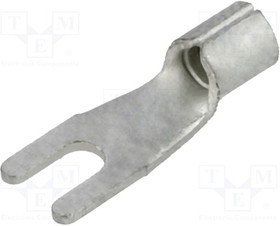 BM01202, Наконечник: вилка, M2,5, 1,5-2,5мм2, обжим, на провод, луженые