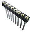 SS-104-G-1C, Headers &amp; Wire Housings .100" Single Row Screw Machine Socket Strip