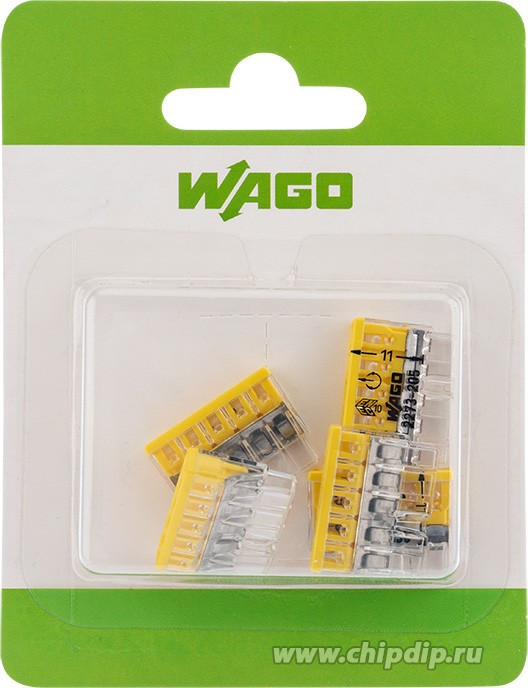 07-5134-05, 2273-205 Экcпресс-клемма, 5-проводная до 2,5 мм², (5 шт/уп)