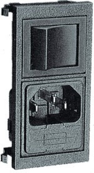 BZV15/Z0000/11, Разъем: питания AC; гнездо; "папа"; 10А; 250ВAC; IEC 60320; UL94V-0