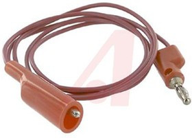 BU-2030-A-36-2, 10A Red Test lead, Male, 300V Rating - 0.9m Length