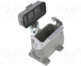 D16A-SF-1L-CV-PG21, Корпус: для разъемов HDC; размер D16A; с защелкой; с крышкой