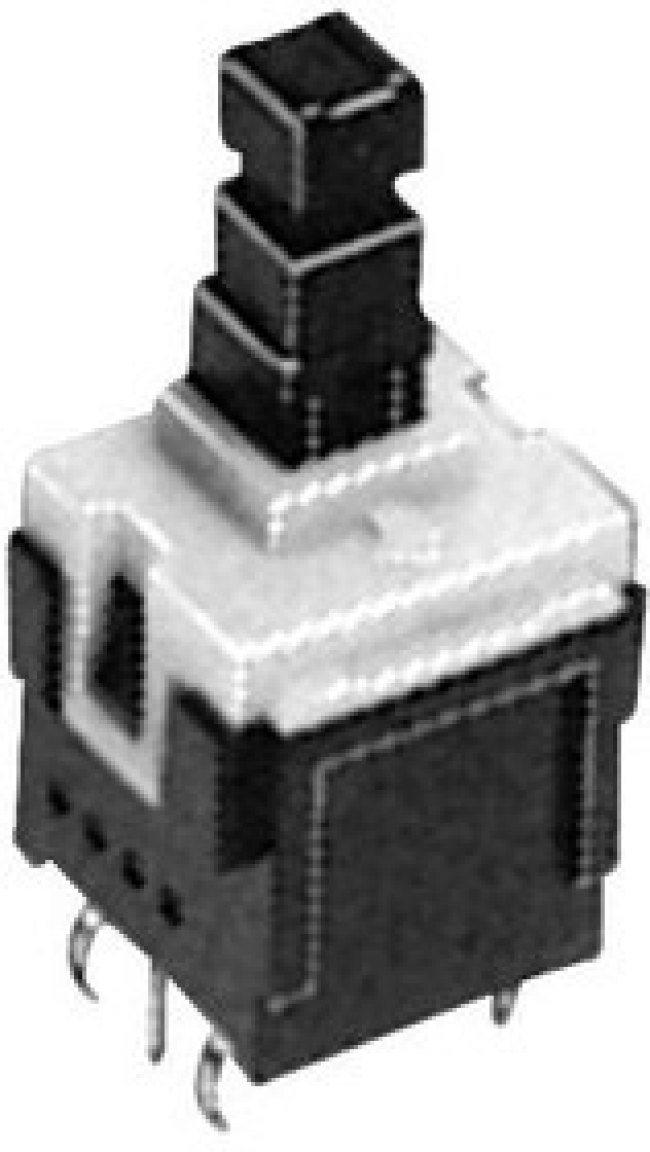 ESB30B102, Кнопочный переключатель, ESB30, DPDT, Plunger, Серый ESB30B102, Кнопочный переключатель, ESB30, DPDT, Plunger, Серый