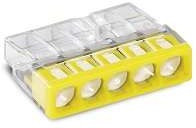 Клемма 5-х проводная 5х(0.5-2.5мм) для распред. короб. (с контактн. пастой "Alu-Plus") WAGO 2273-245