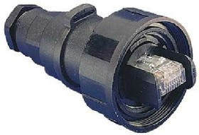 PX0834/B, Вилка, RJ45, Buccaneer Ethernet, PIN: 8, полиамид, позолота, 24AWG