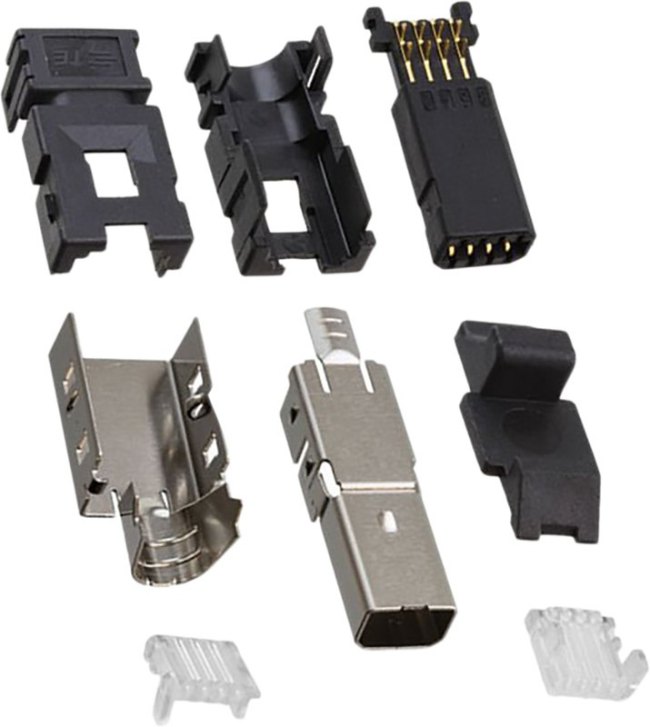 1-2201855-1, Modular Connectors / Ethernet Connectors Mini I/O Plug Kit Type II L 1-2201855-1, Modular Connectors / Ethernet Connectors Mini I/O Plug Kit Type II L