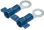 PV14-10RB-3K, Ring Tongue Terminal 14-16AWG Copper Blue 21.84mm Tin T/R